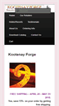 Mobile Screenshot of kootenayforge.com
